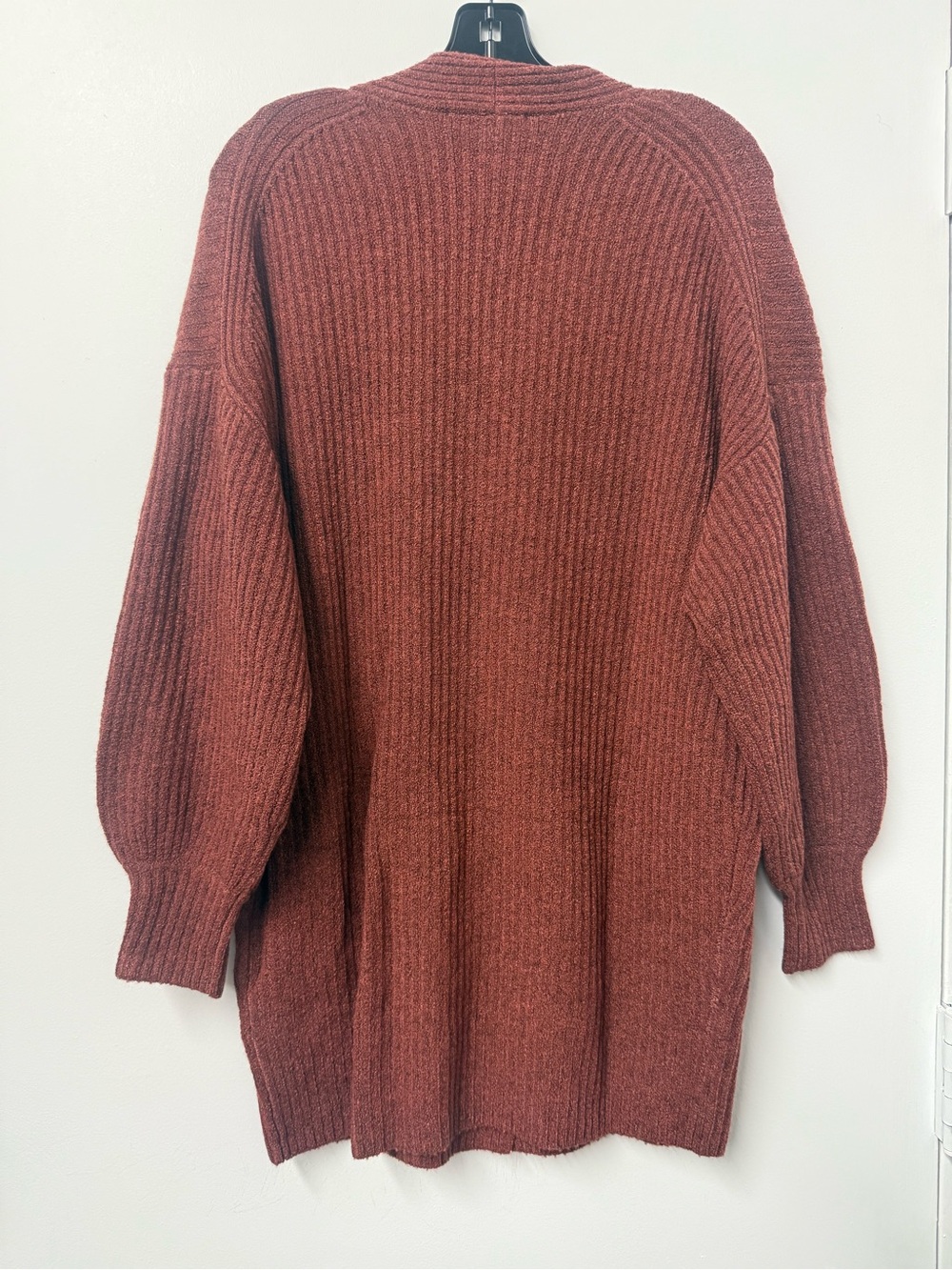 French Connection Knit Cardigan in Warm Brown - Picture 3 of 6